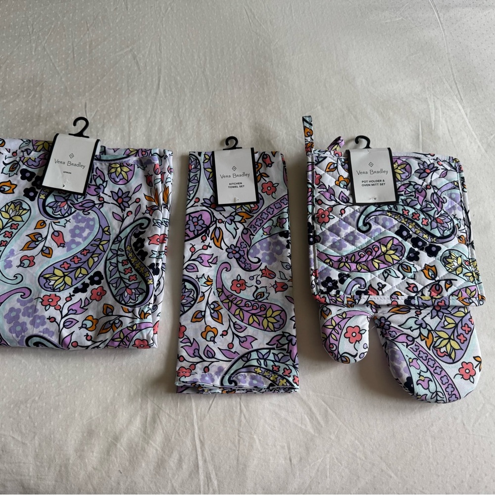 Vera Bradley Paisley Kitchen Bundle.